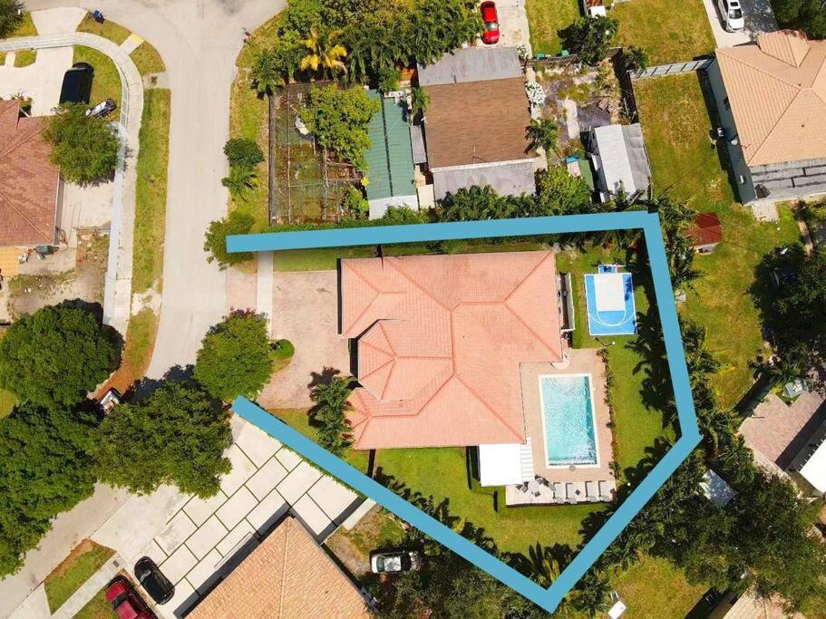 Miami 5Br Villa W Heated Pool, Games & Bbq L01 Cutler Bay Ngoại thất bức ảnh