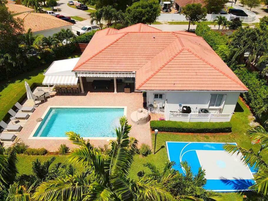 Miami 5Br Villa W Heated Pool, Games & Bbq L01 Cutler Bay Ngoại thất bức ảnh